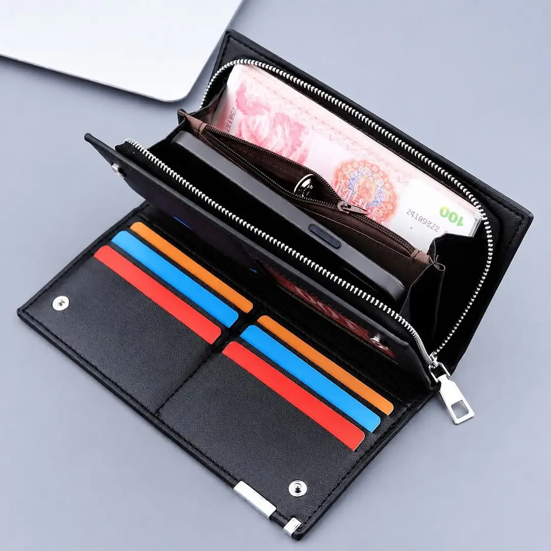 Men's Balebaily Zipper Long Wallet