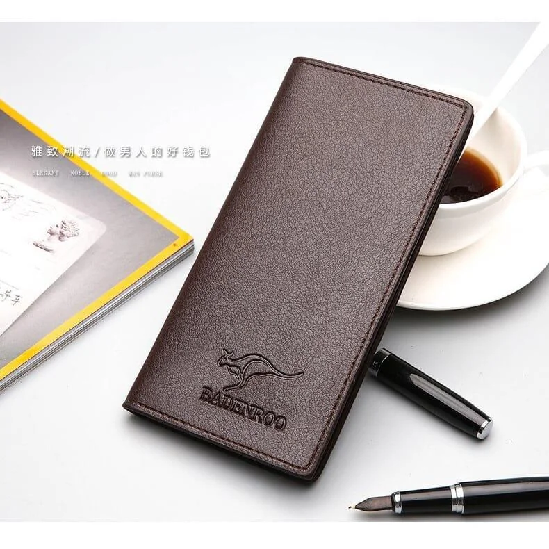 1 Pc Synthetic Leather Long Wallet