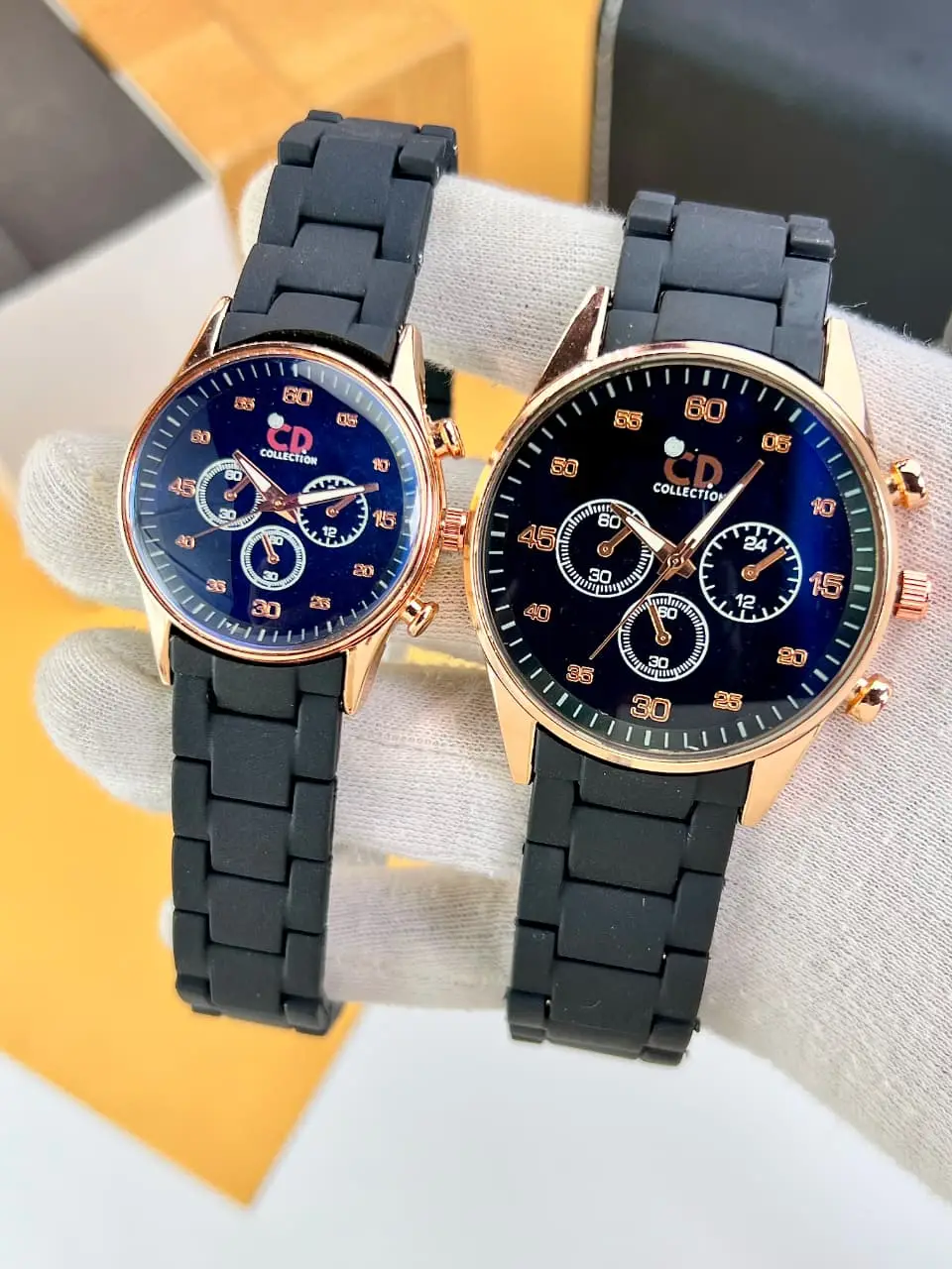 Unisex Chronograph CD Couple Watch