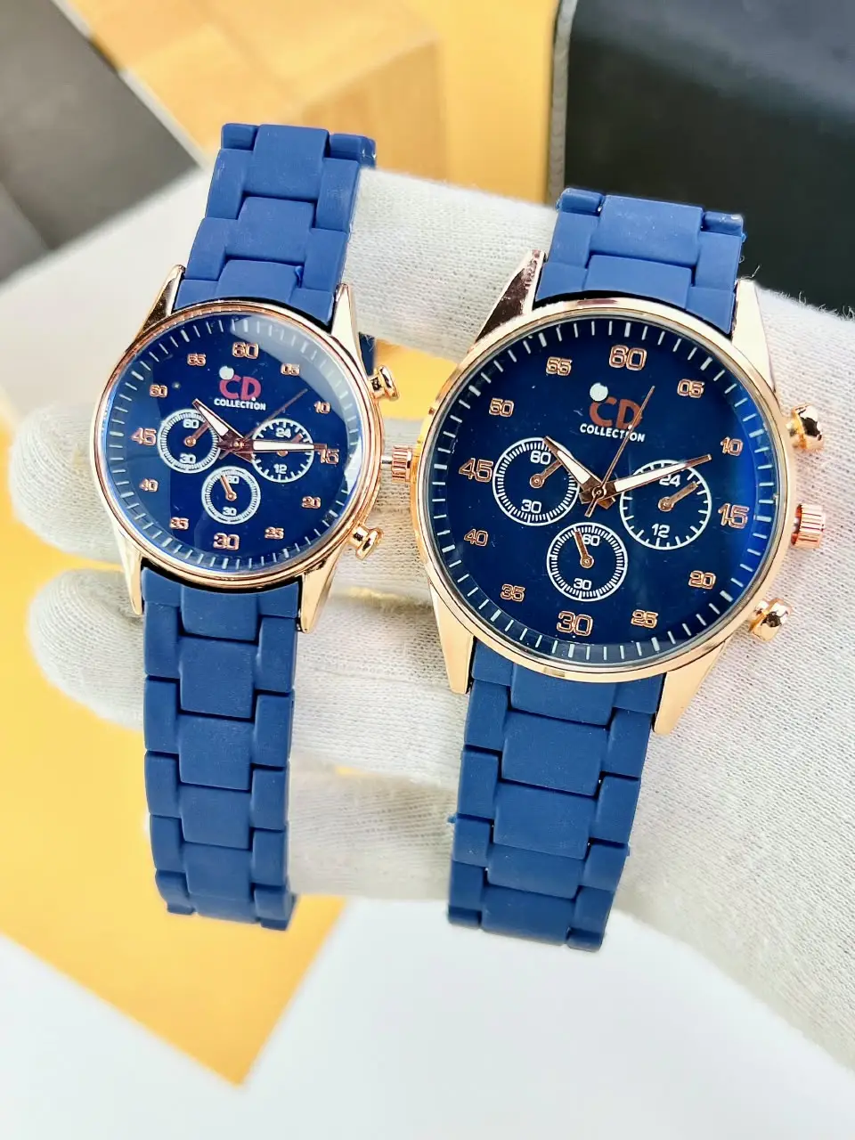 Unisex Chronograph CD Couple Watch