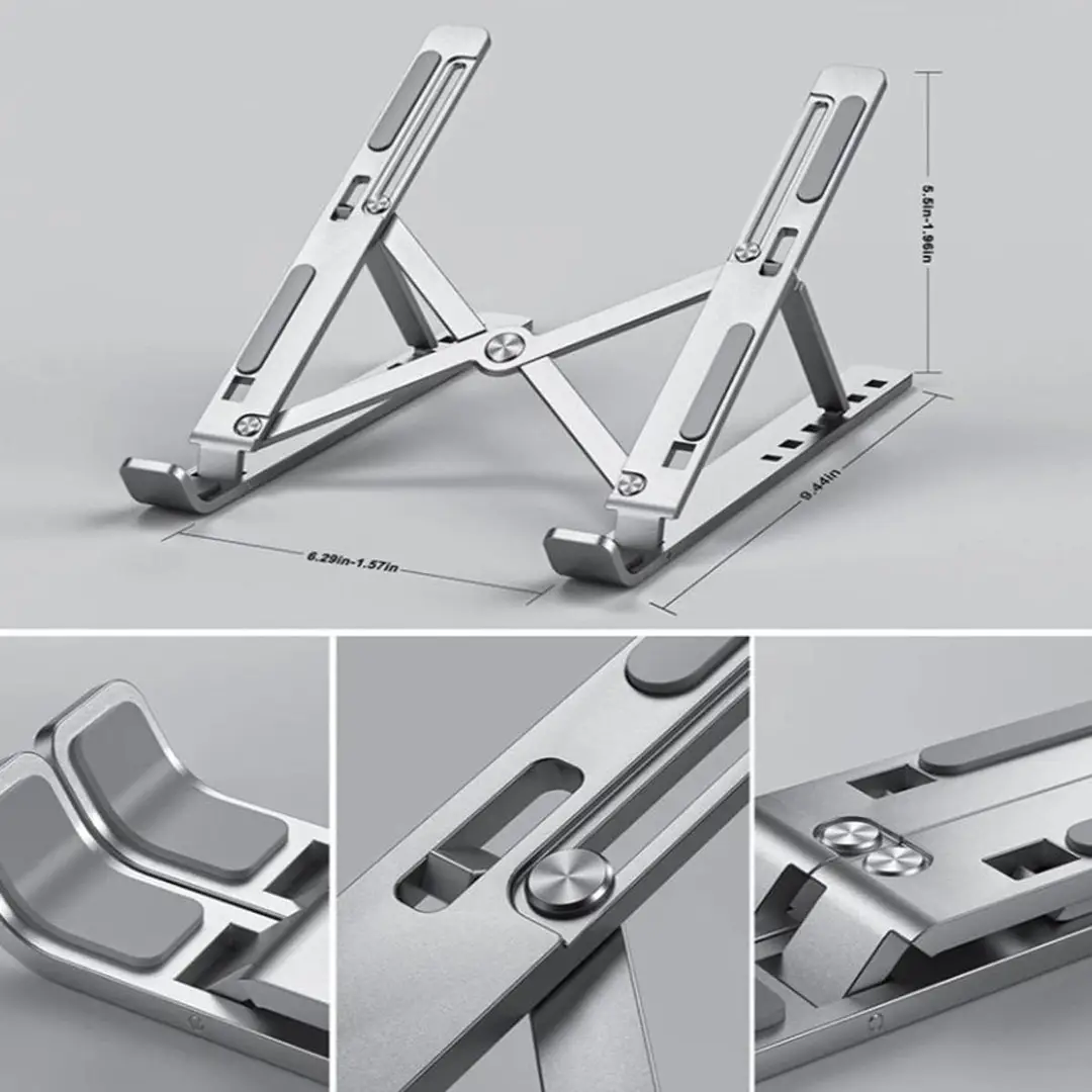 Portable Foldable Laptop Stand Adjustable Computer Holder