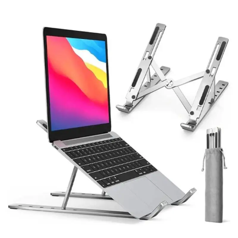 Foldable Laptop Riser Portable Computer Desk Stand Holder