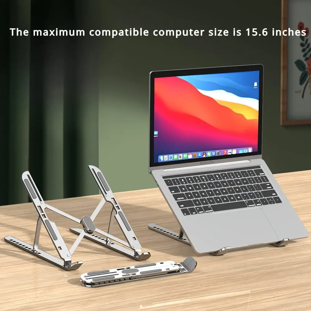 Foldable Laptop Riser Portable Computer Desk Stand Holder