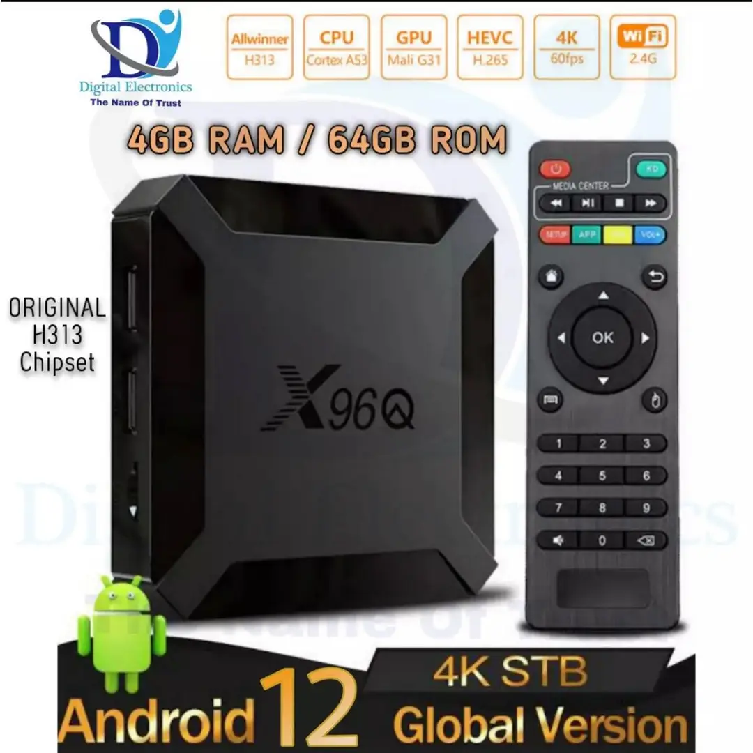 X 96 SMART ANDROID BOX 8K Resolution HD Smart box