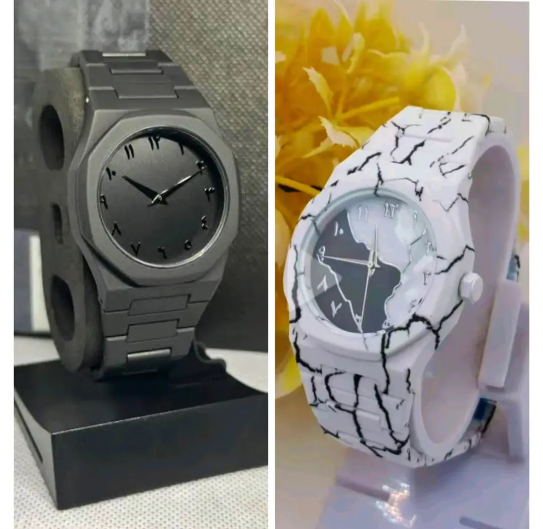 PACK OF 2 AURA Watch Mix Colour Men's Imported Quality Watch