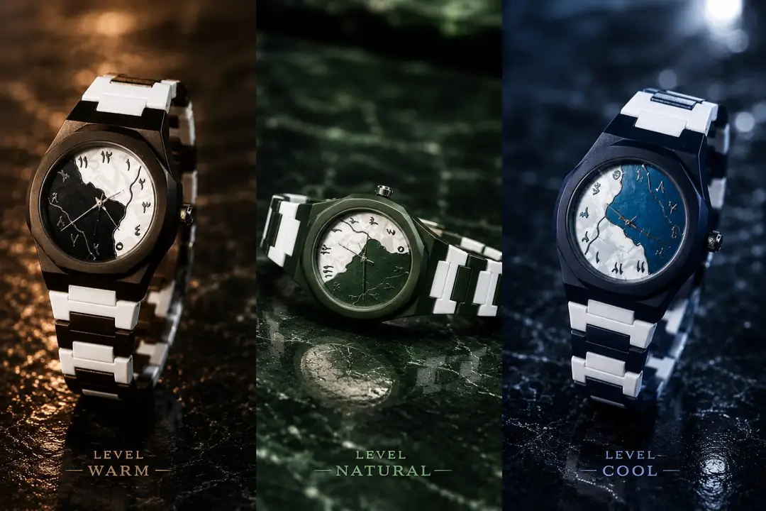 PACK OF 3 PCs AURA Watch Men's Imported Quality Watch