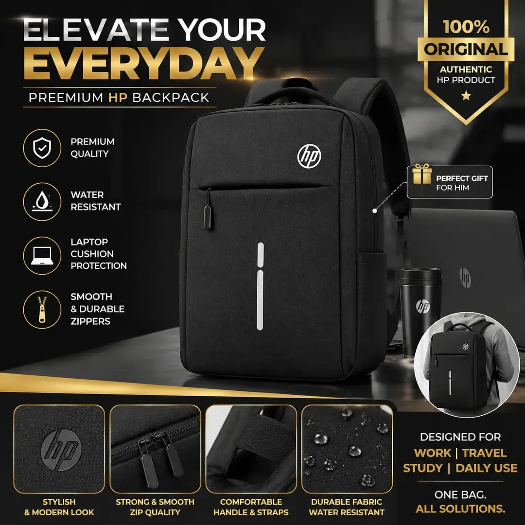 HP Laptop Carrying Backpack Protective Computer Bag