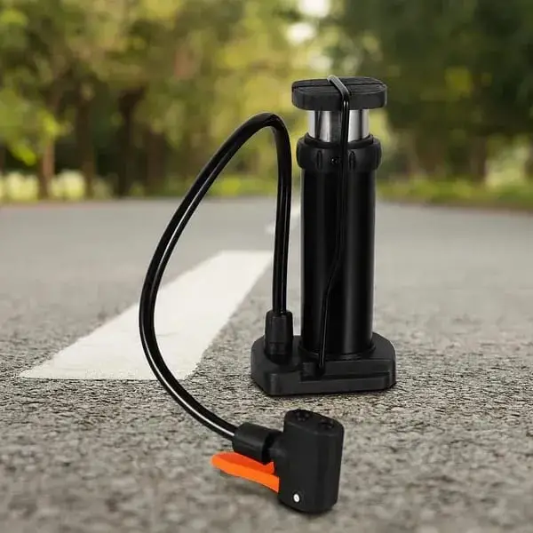 Portable Foot Air Pump Tyre Inflator With Nozzle For Bike