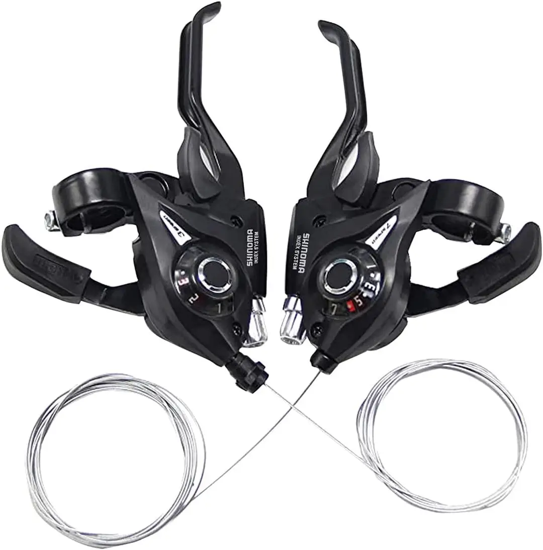 Bicycle Shimano Gear Shifter 1 Pair Durable Mountain Cycle 7