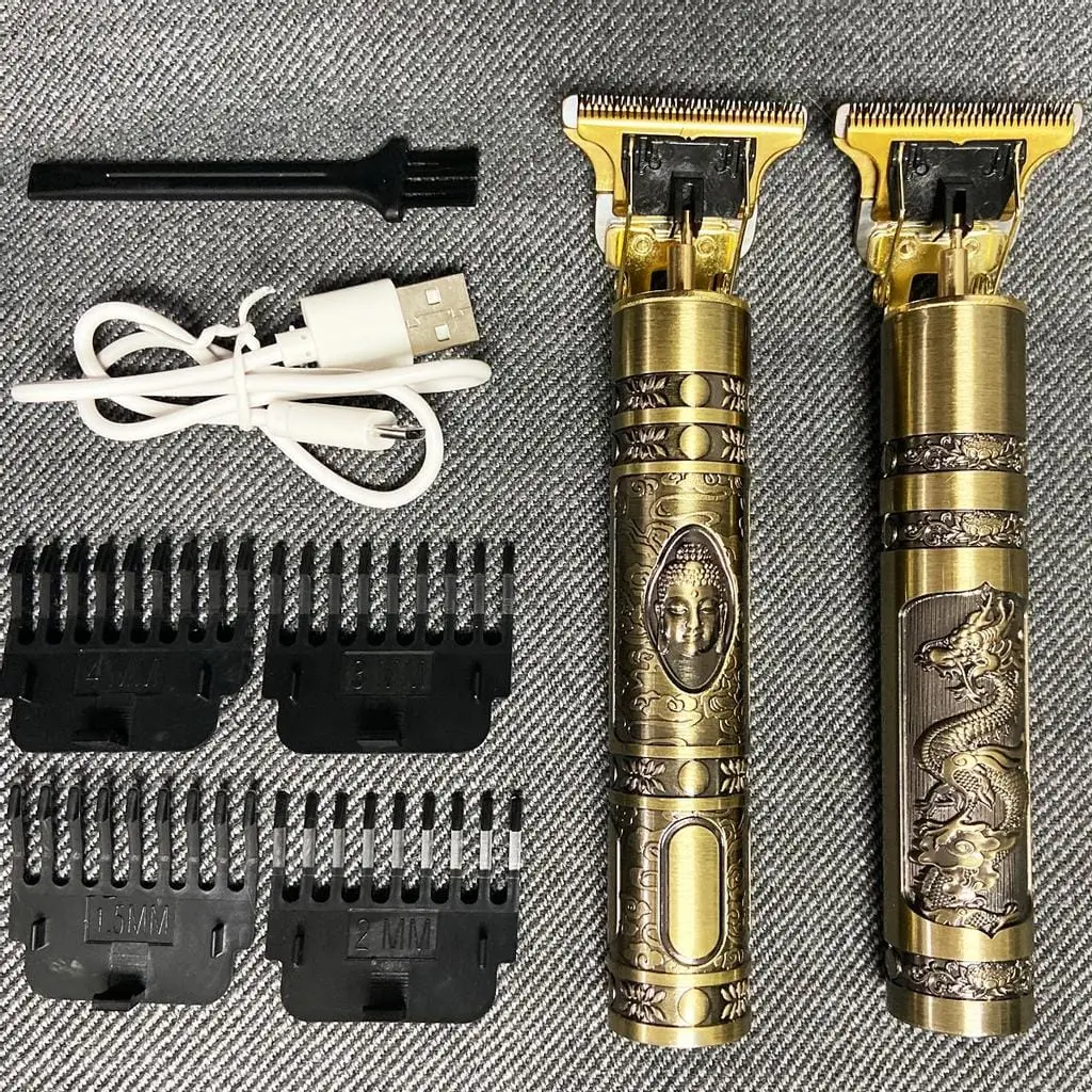PACK 2PC Foil Blade Unisex Hair Trimmer T9 Vintage Trimmer