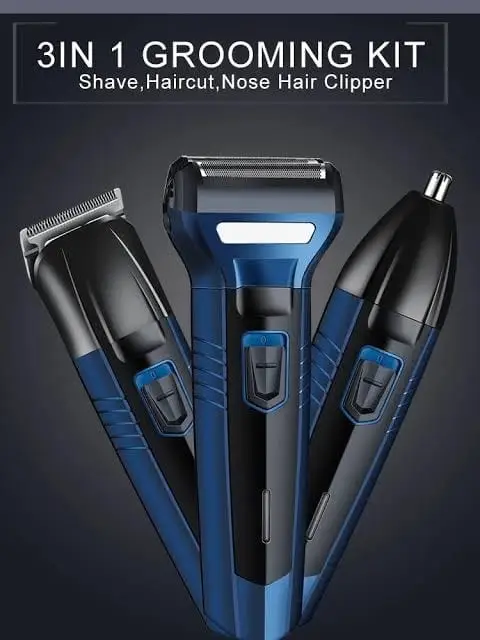 Foil Blade Unisex Hair Trimmer Kemei 6330 3 In 1 Trimmer Men