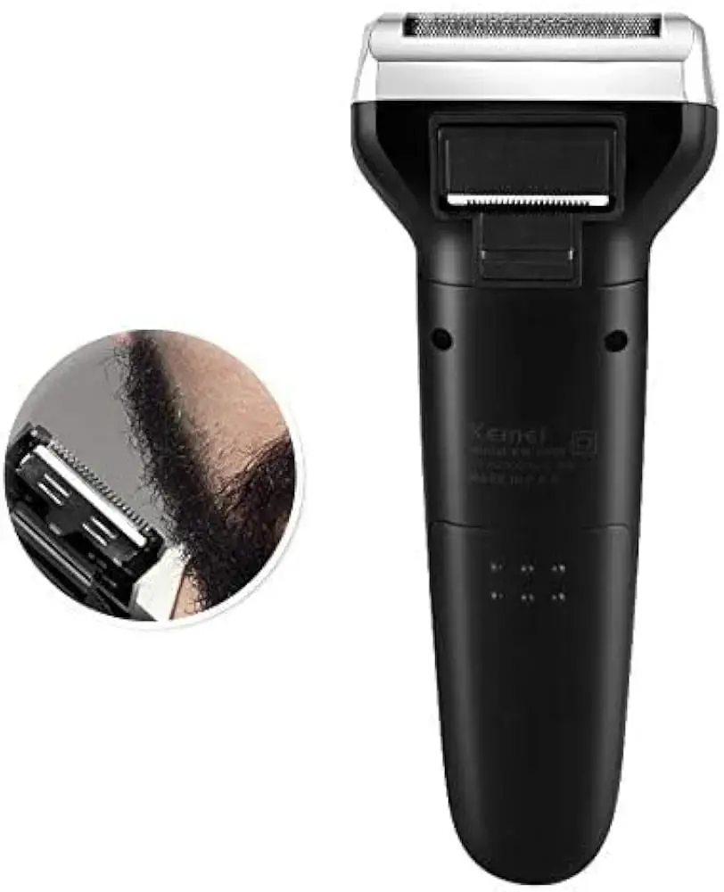 Foil Blade Unisex Hair Trimmer Kemei 6558 3 In 1 Trimmer Men