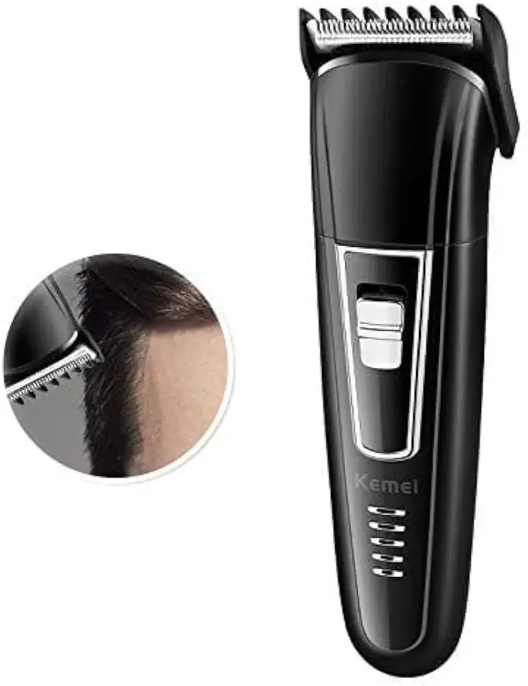 PACK OF 2PC Foil Blade Unisex Hair Trimmer Kemei 6558 3 In 1