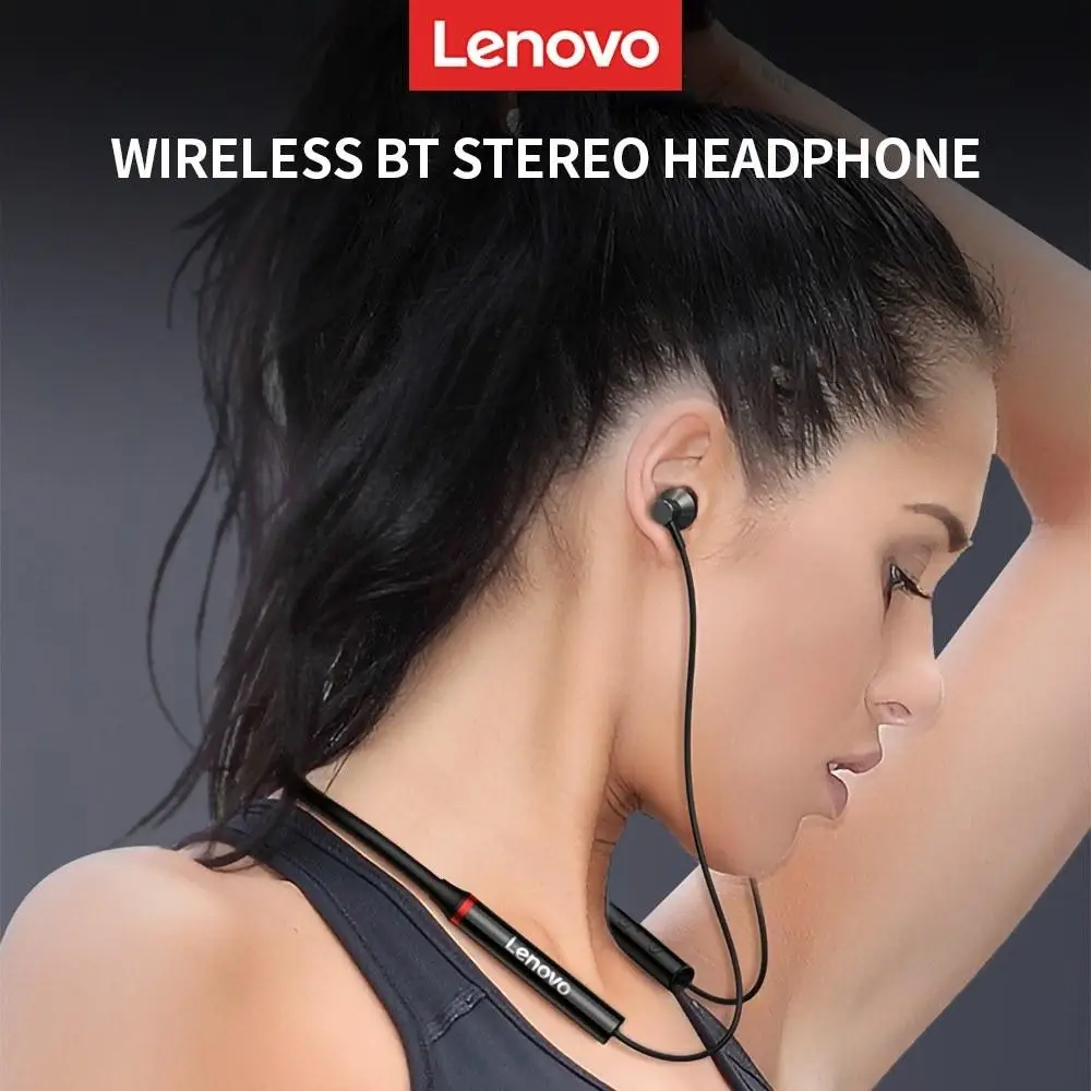 Lenovo Long-Lasting Battery Fast Charge Wireless Neckband
