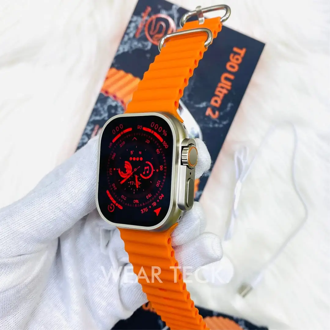 T90 Ultra 2 Smart Watch Men Women Dual Button HD Screen