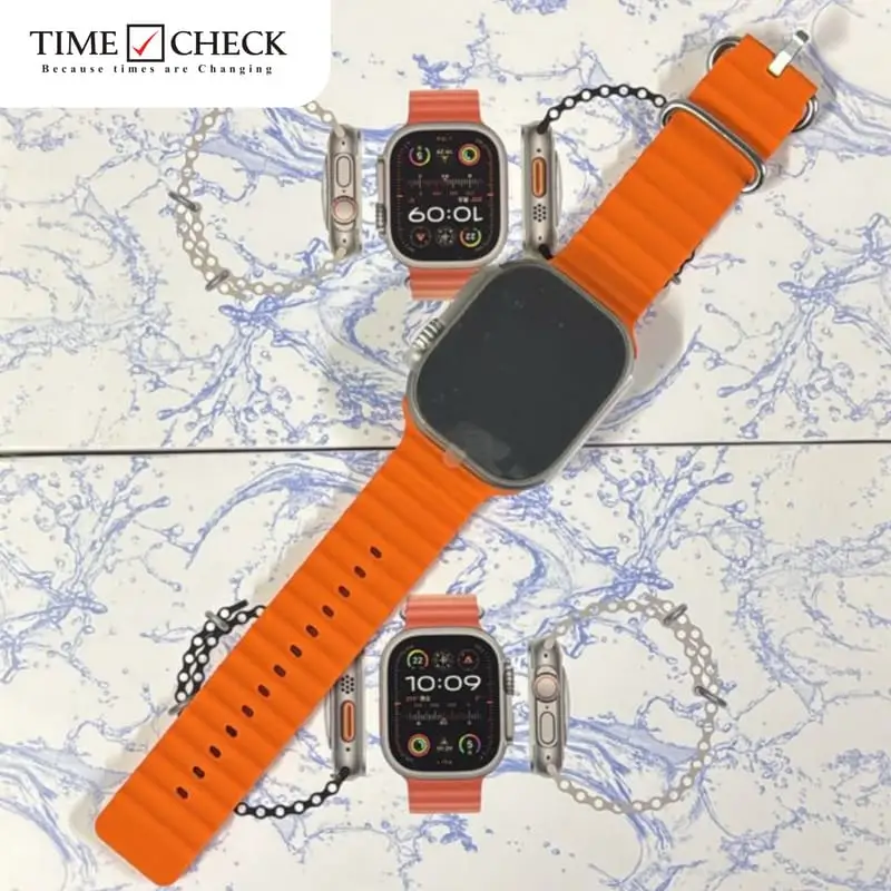 Ultra Smart Watch 49mm Infinite Display Orange Ocean Loop
