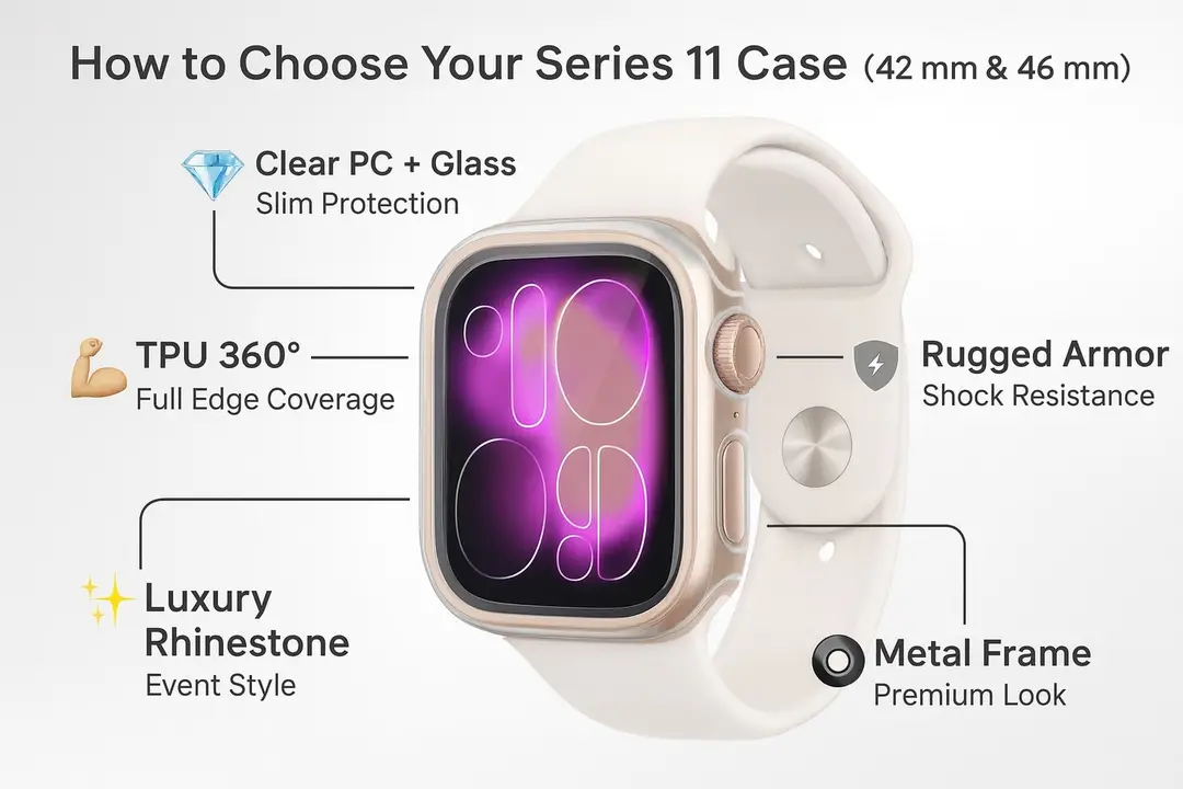 Series 11 Bluetooth Smart Watch - 7 Premium Straps Edition
