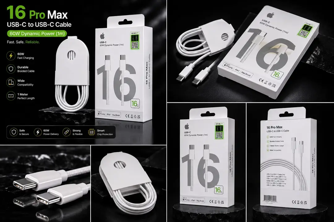 Cable 3 in 1 16 Pro Max C to C Cable Fast Charging cable