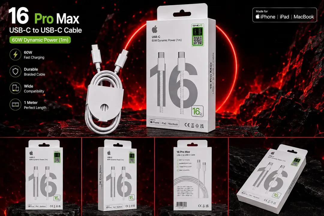 Cable 3 in 1 16 Pro Max C to C Cable Fast Charging cable