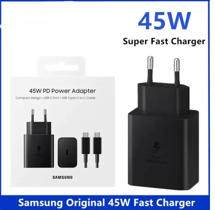 Samsung 45W PD Fast Charger 3 in 1 Mobile Phone Power Bank