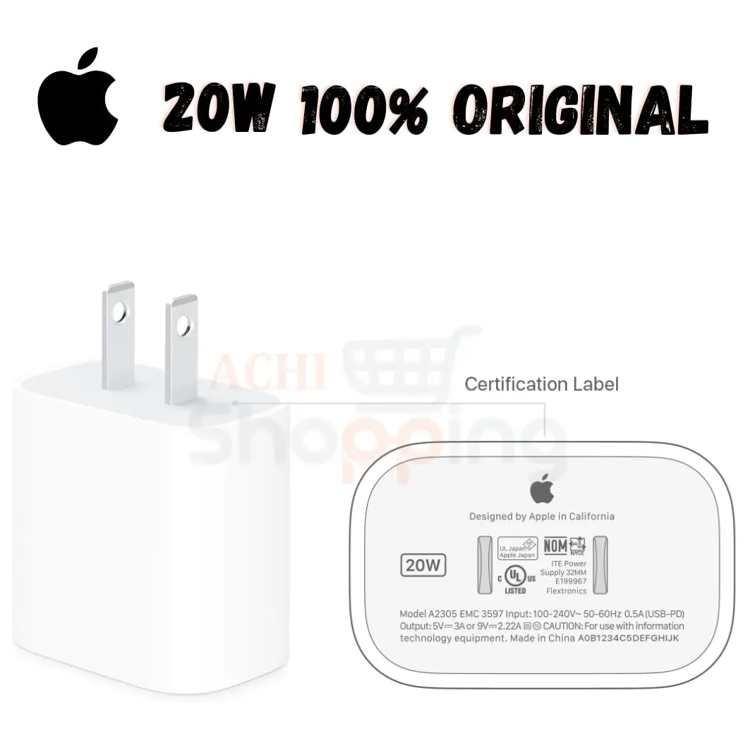 3 in 1 Mobile Phone Charger 20 W Apple c to c Fast Charging