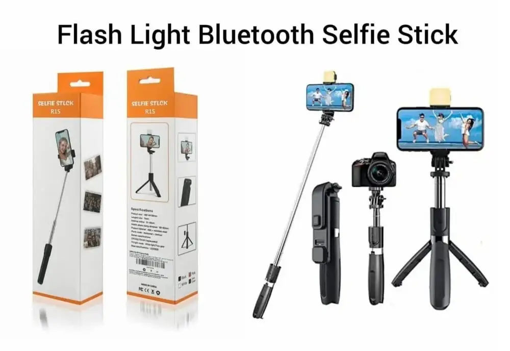 Portable Phone Tripod Monopod With Wireless Shutter