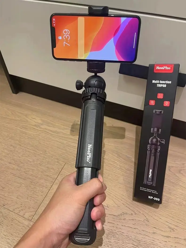 Portable Phone Tripod Monopod With Wireless Shutter