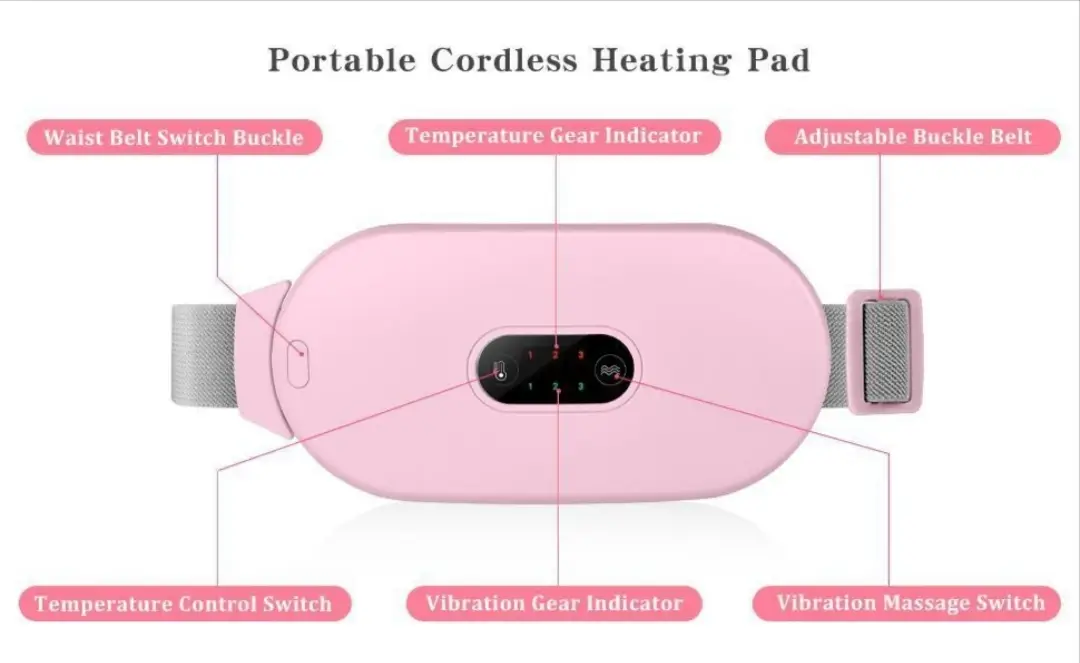 Easy To Use And Maintain Electric Period Cramp Heating Belt