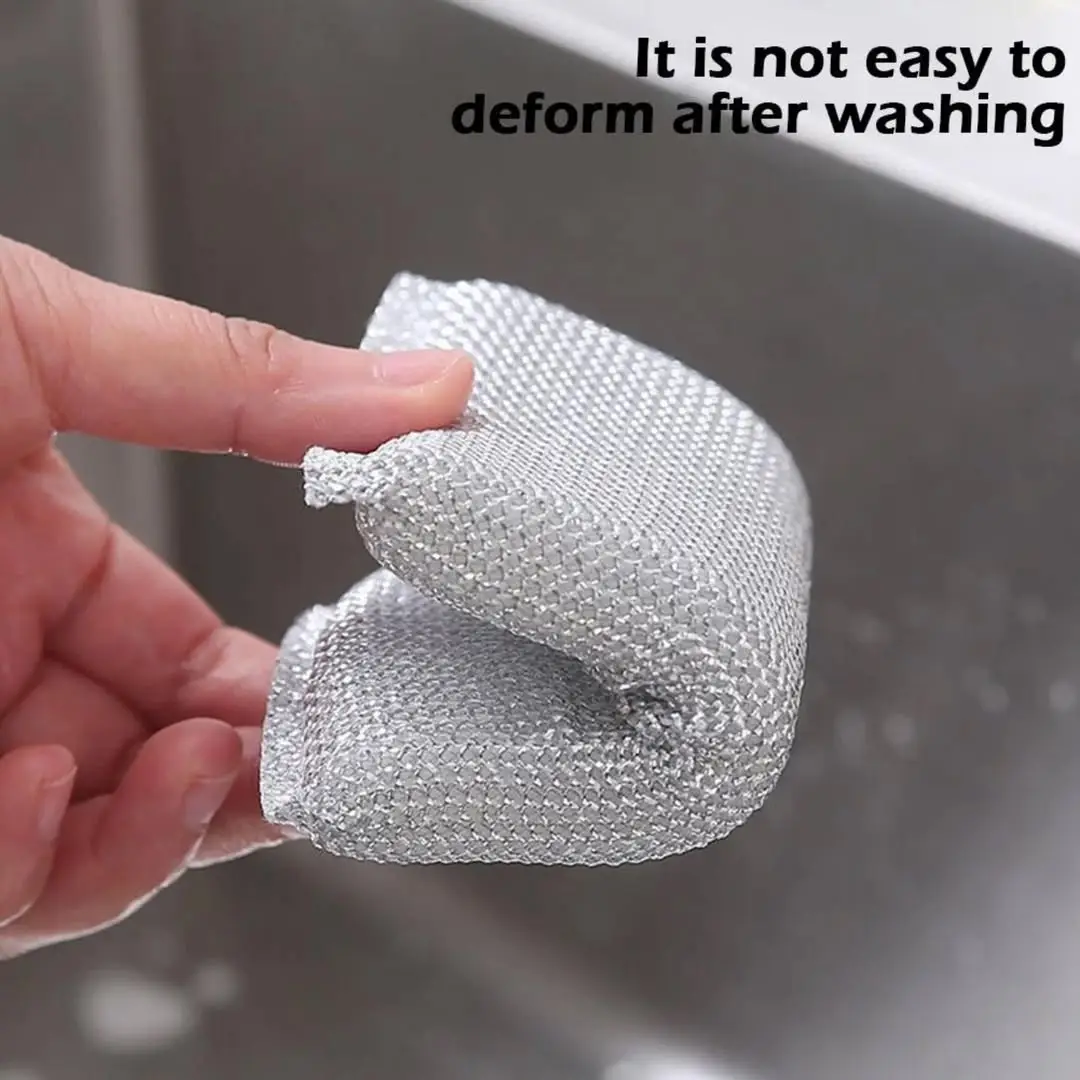 Pack of 4 New Silver Sponge