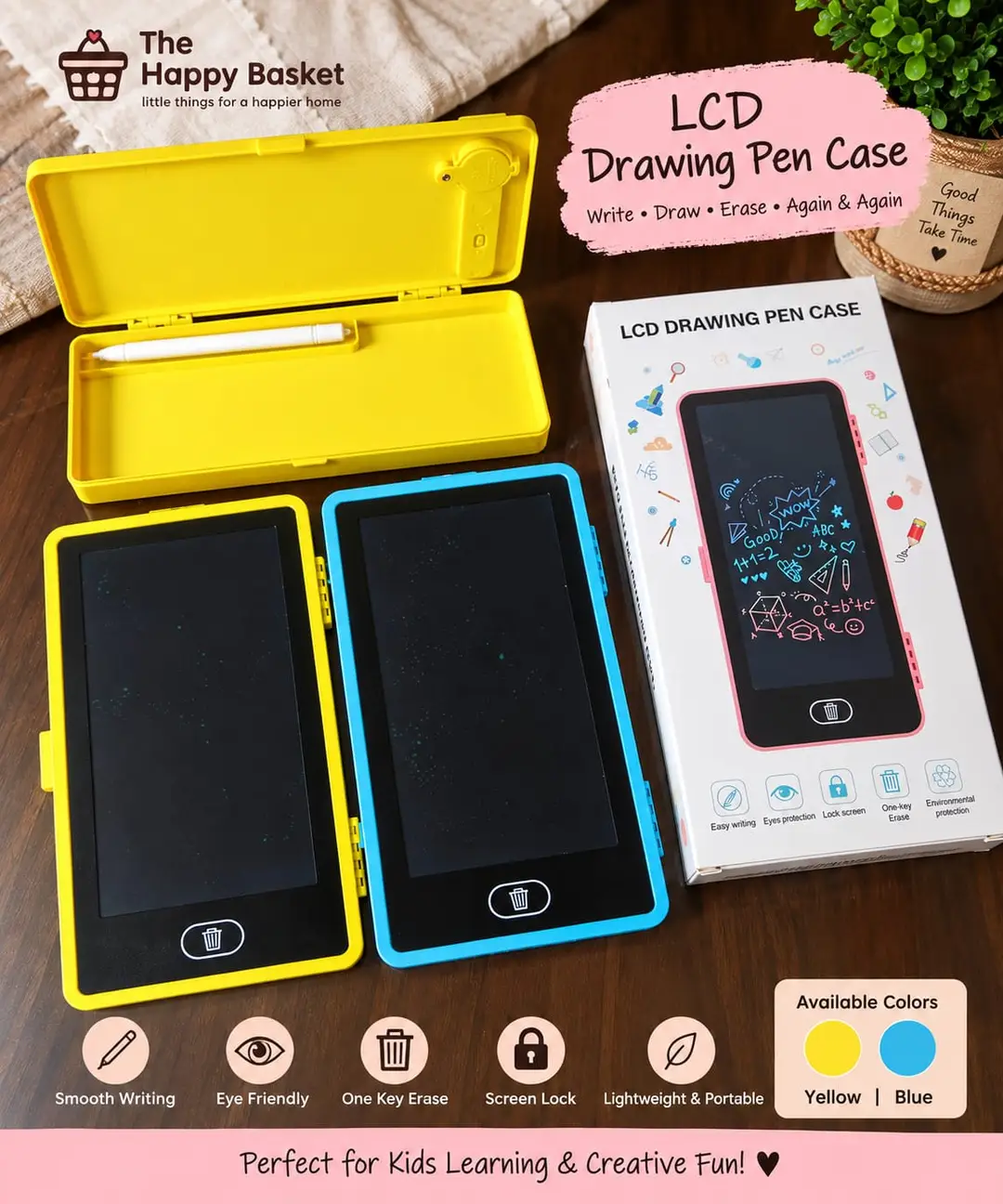 Plastic Alphabets Lcd Writing Tablet