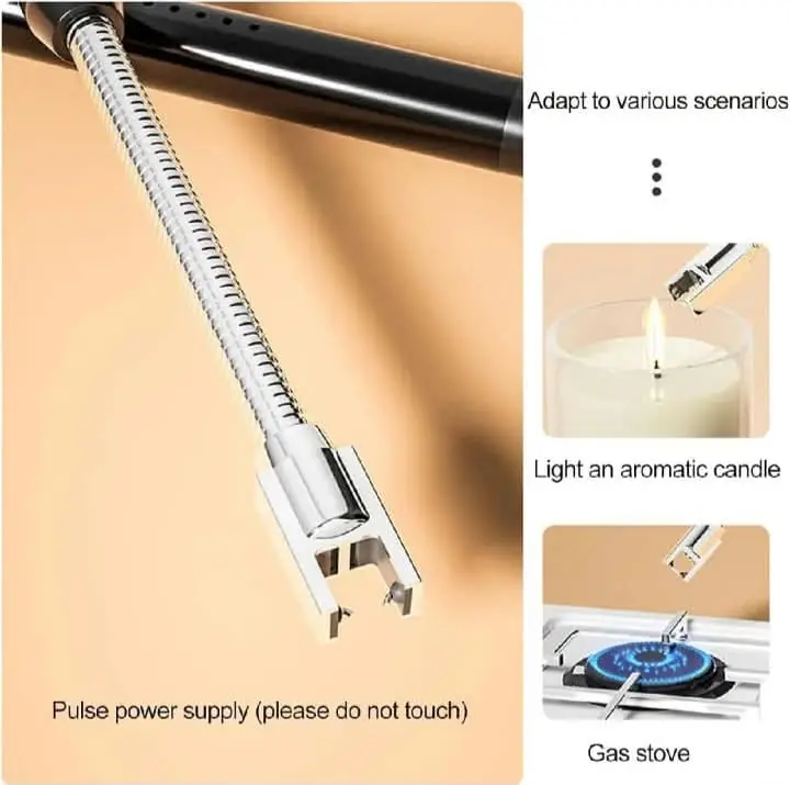 Electric Lighter for Gas Stoves, Candles & Outdoor Fires