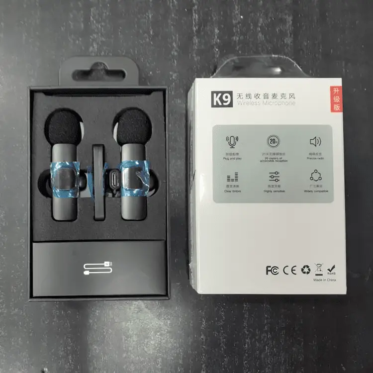 K9 Dual Wireless Microphone – Professional Sound Anywhere