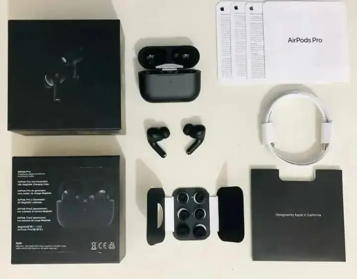 Black AirPods Pro Matte Edition with Wireless Charging Case