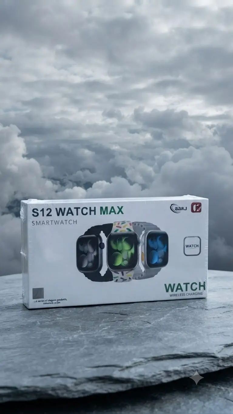 S12 WATCH MAX (also branded as featuring wireless charging)