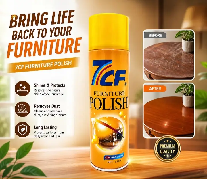 Furniture Polish Spray For Furniture and Multi Uses.