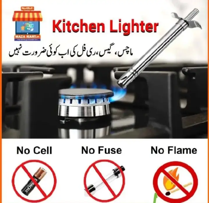 Lighter For Gas Stove.Metalic Kitchen Lighter.