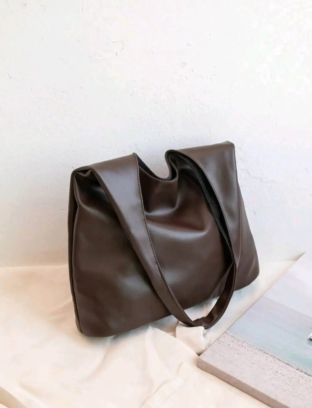 Girl's Rexine Plain Hobo Bag