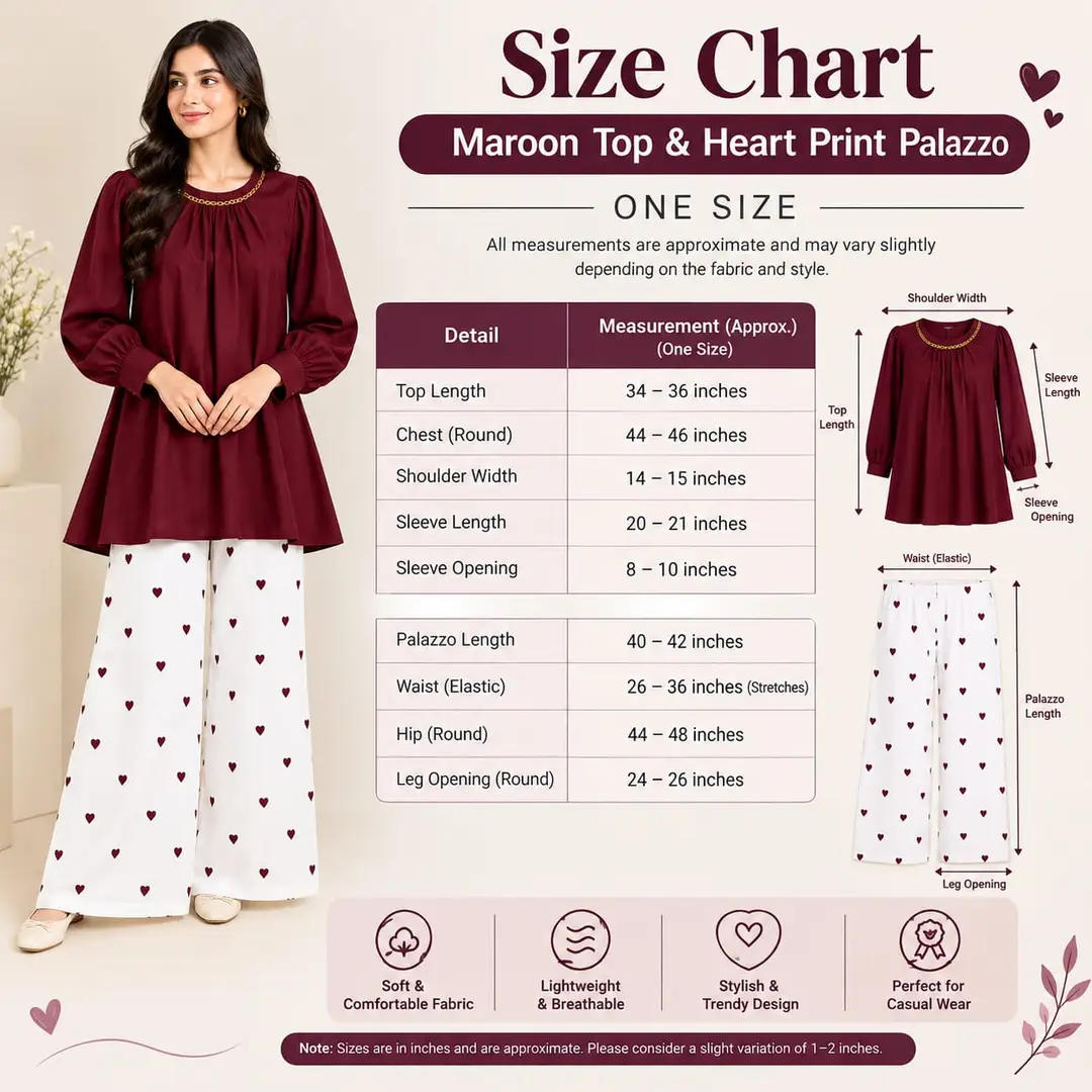 2 Pcs Women's Stitched Grip Plain Co-Ord Set