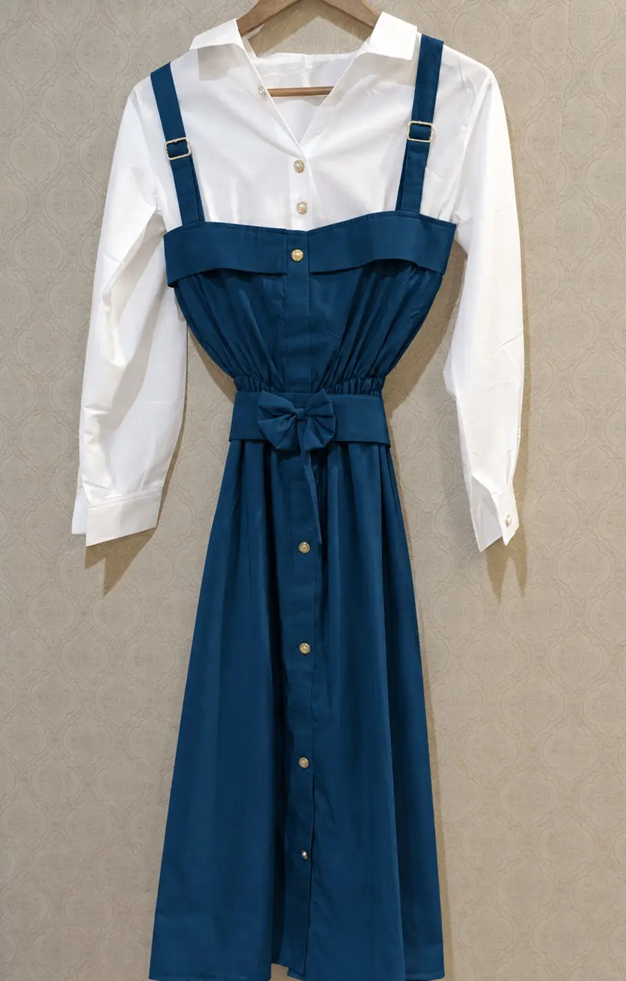 1 Pc Women's Stitched Grip Plain Dress