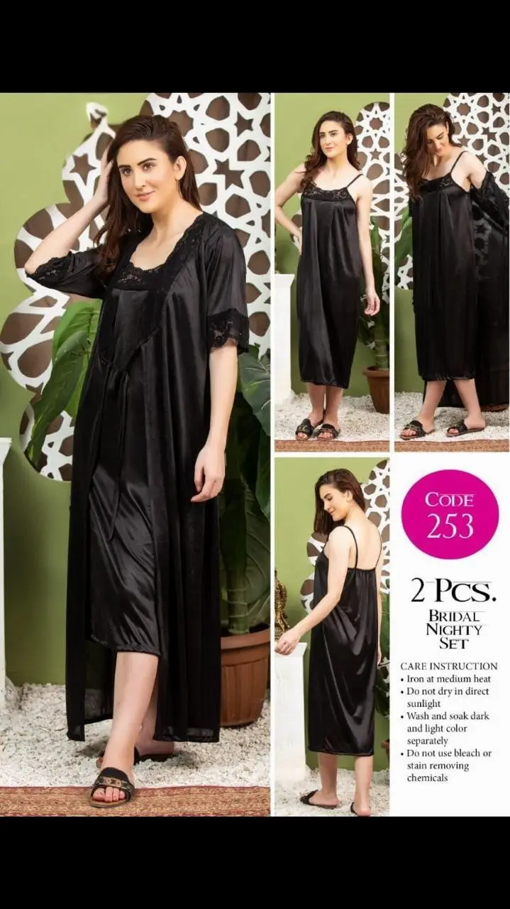 Jersey Lace Comfortable And Lightweight Nightwear Set