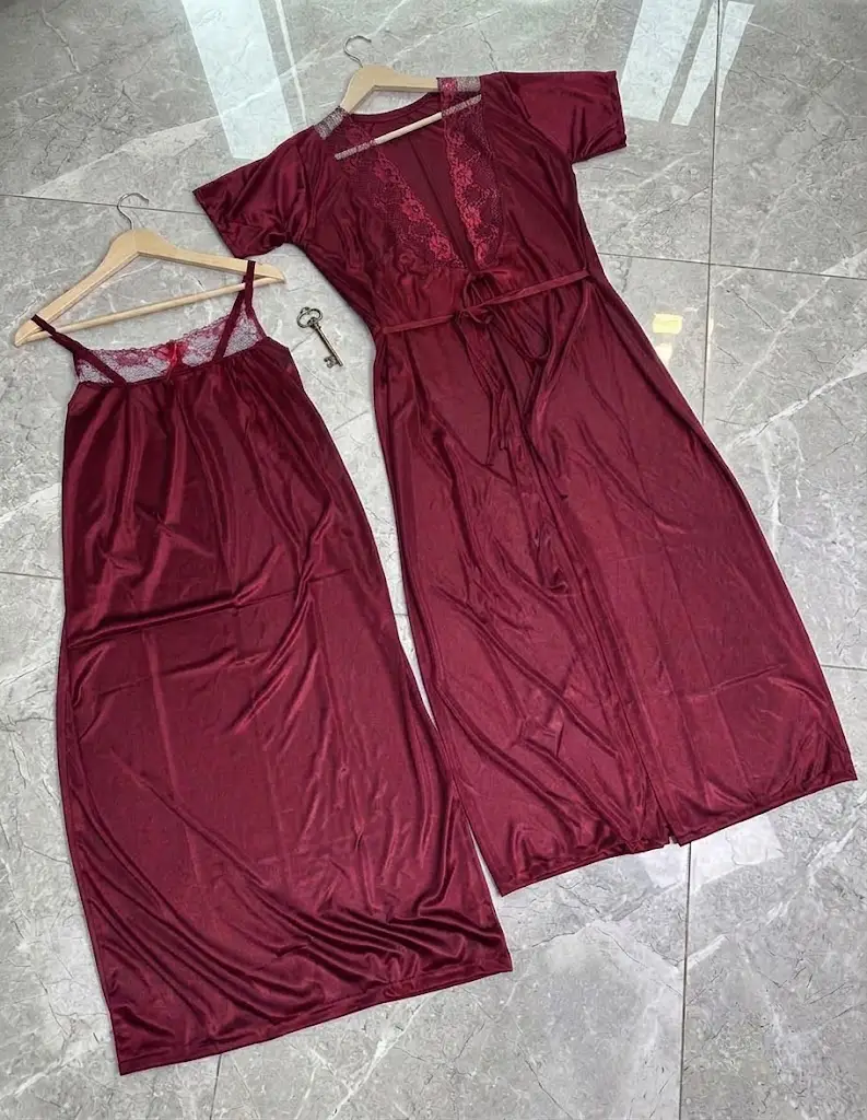 Jersey Lace Comfortable And Lightweight Nightwear Set
