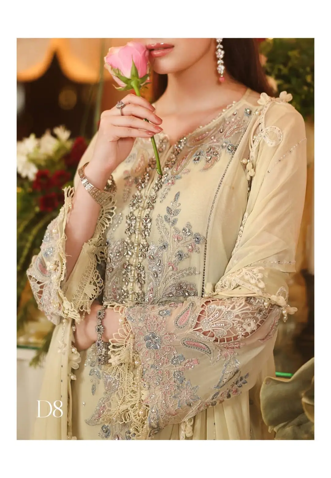 3 Pcs Women's Unstitched Hand Embroidered (skf)