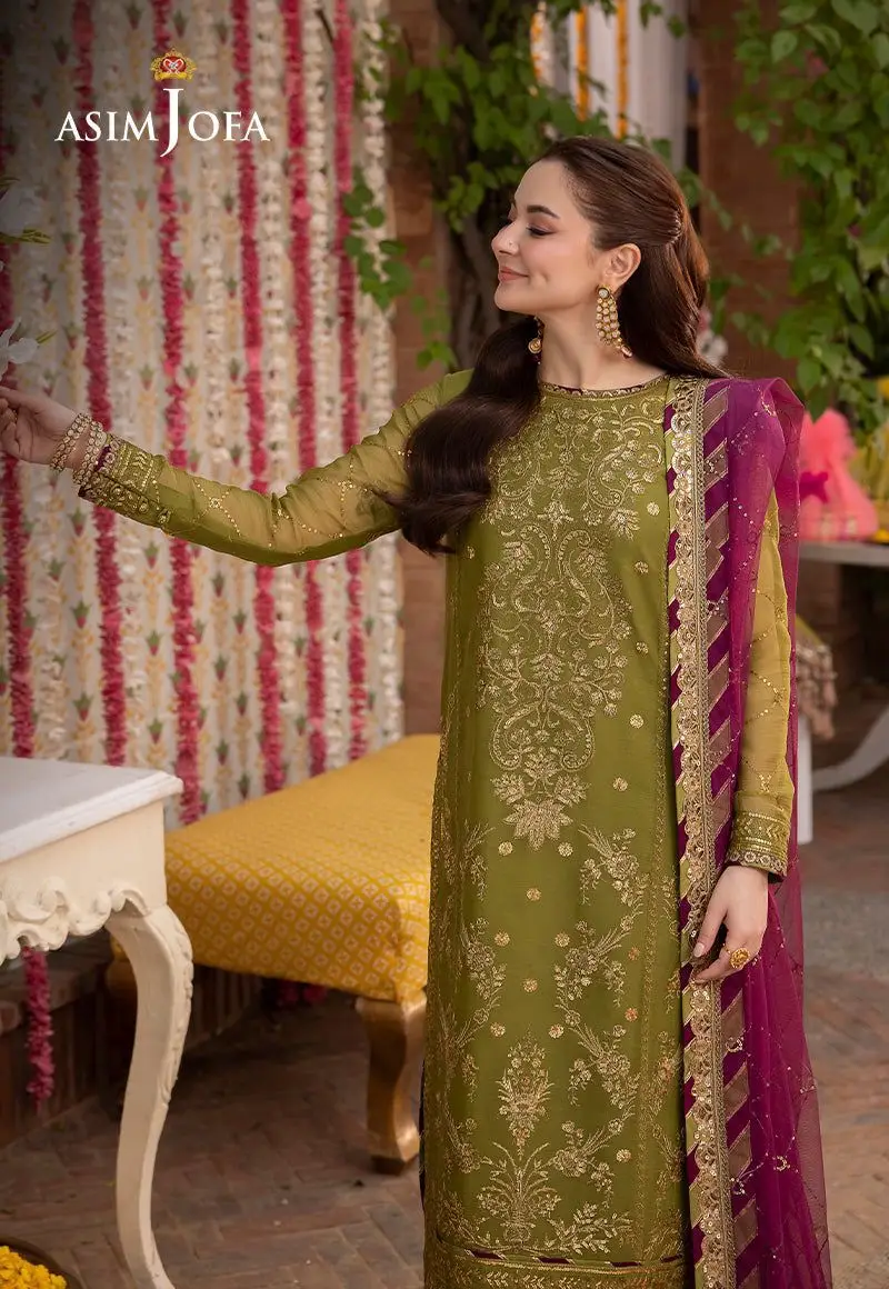 3 Pcs Women's Unstitched Embroidered Suit(mi)