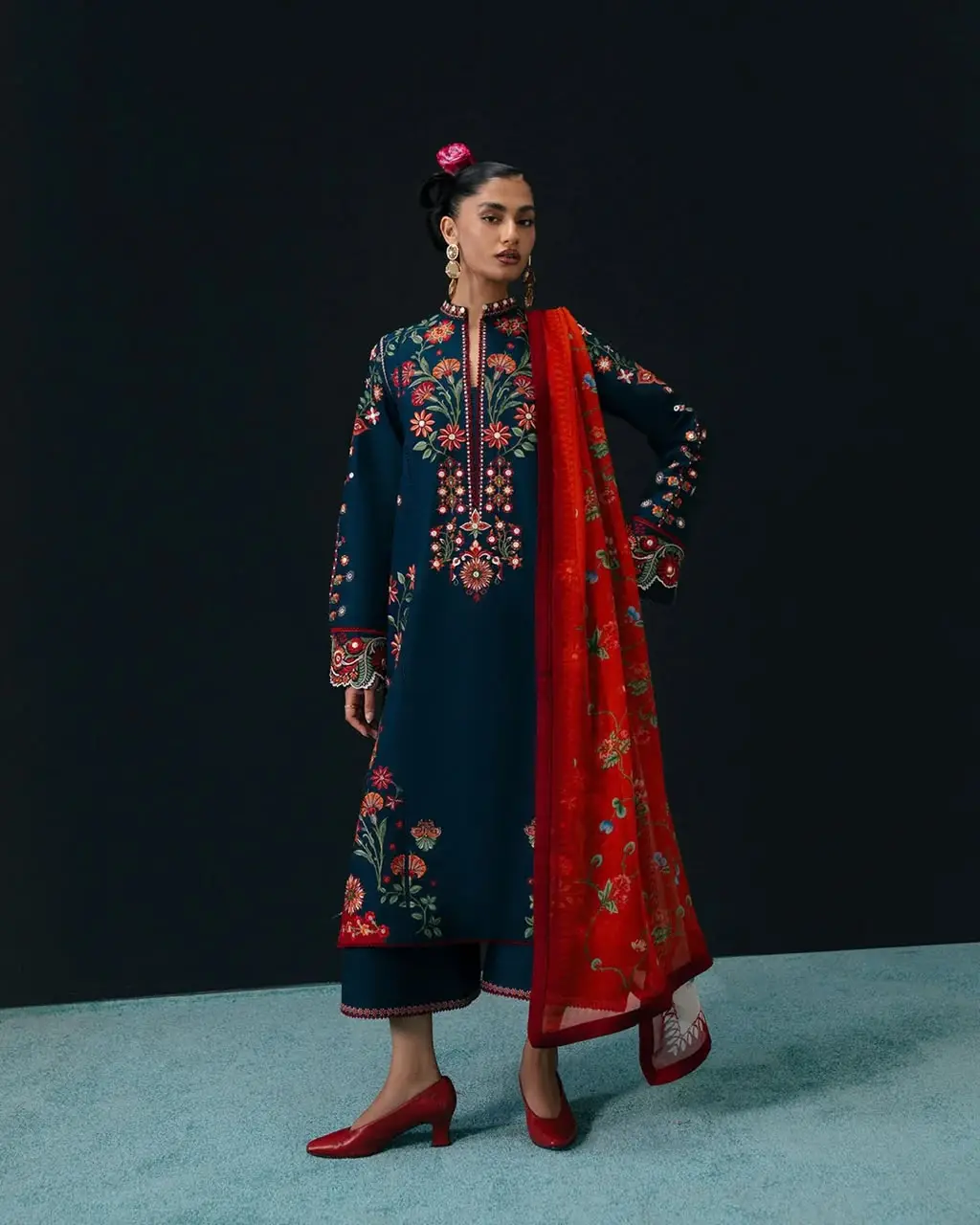 Winter Collection Dhanak 3 Piece Unstitched Suit