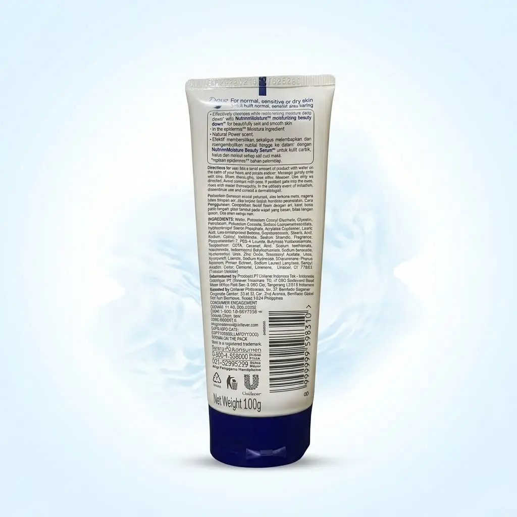Dove Beauty Moisture Facial Cleanser - 100g