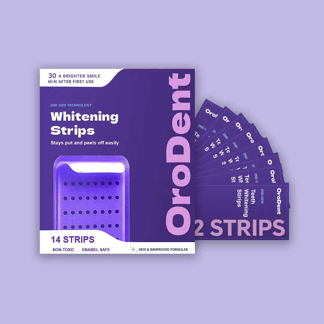 OroDent PAP Whitening Strips – Pack of 2