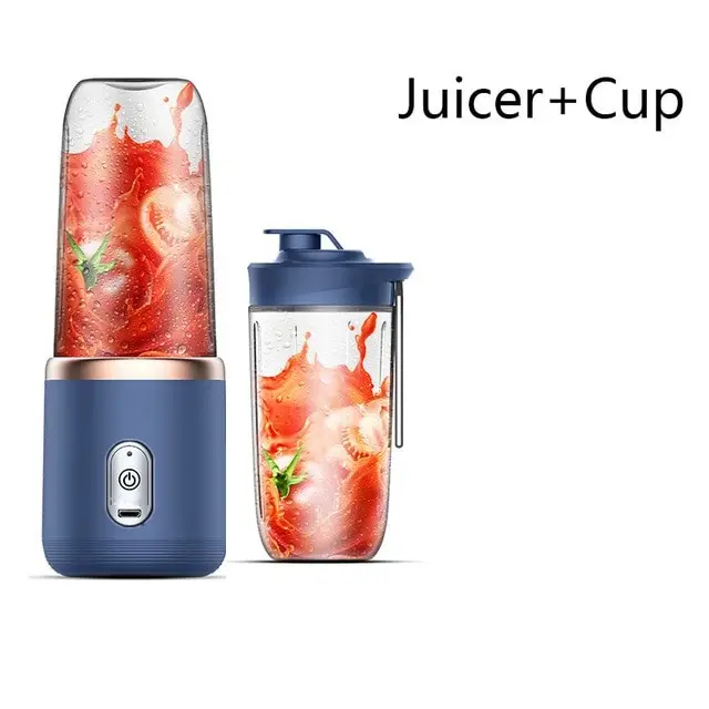 2-in-1 Portabel Rechargeable Juicer Blender Cup