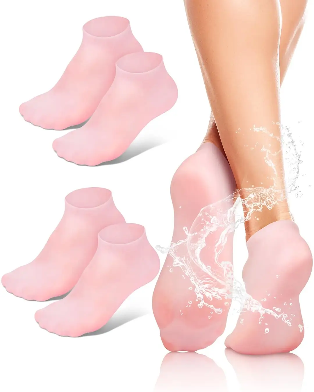 Silicone Moisturizing Foot Socks (1 Pair)