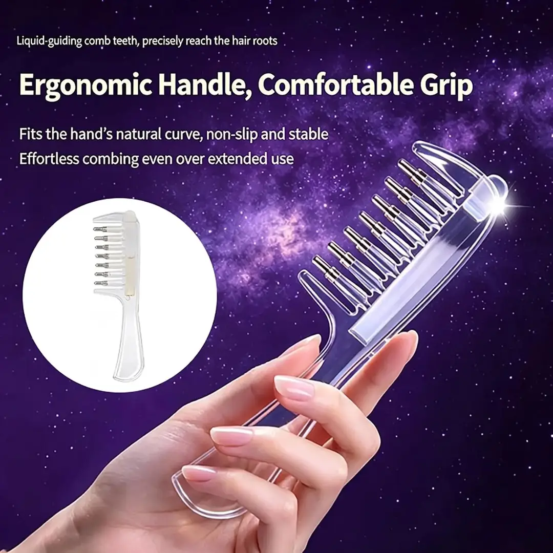Liquid Hair Oil Applicator Comb