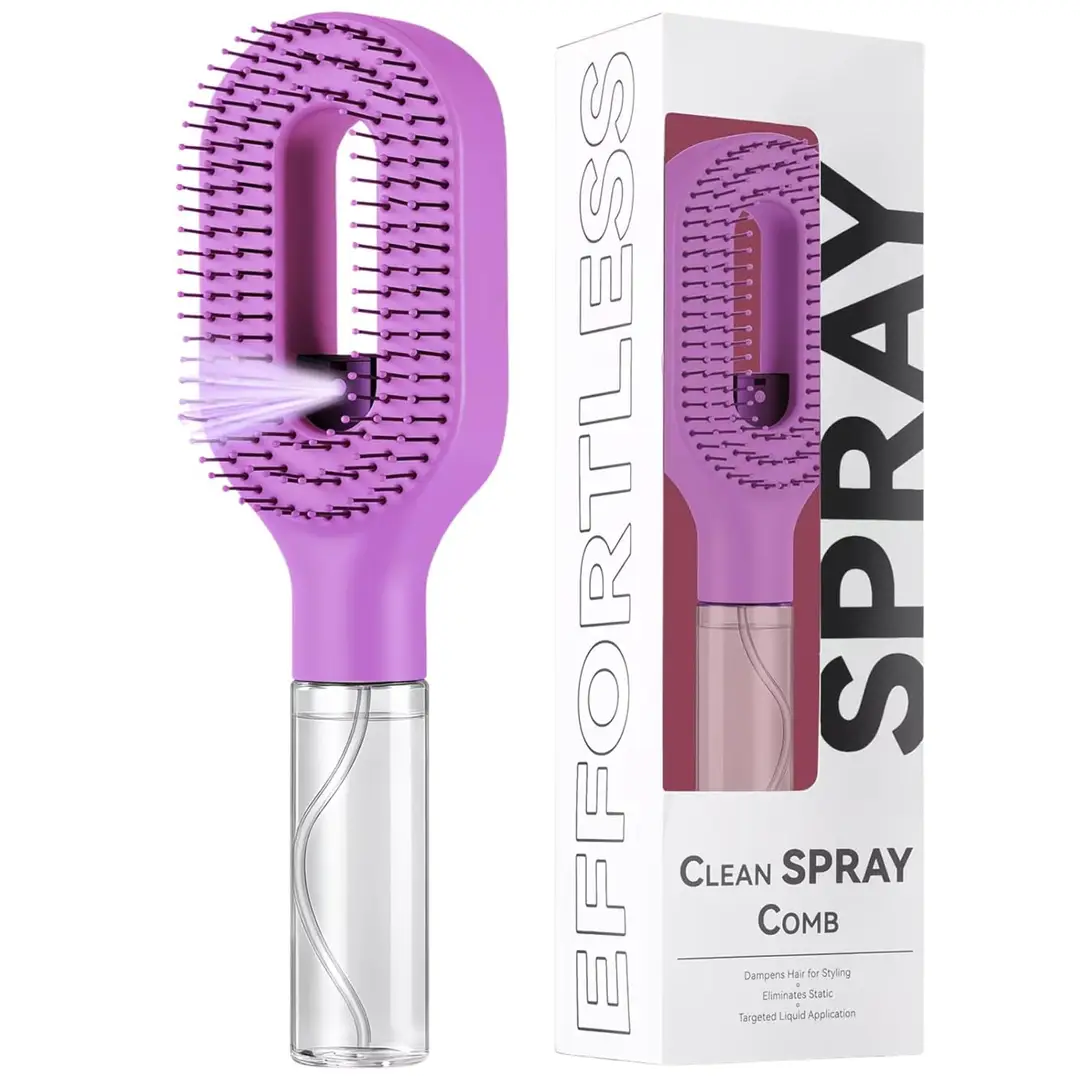 2 in 1 Spray Hair Brush & Detangler